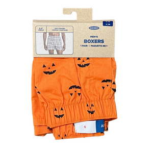 Mens Halloween Jack-O-Lantern Faces Boxer Shorts - Size Small - Old Navy - NWT